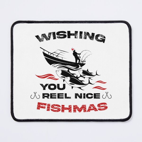 Item preview, Wishing You Reel Nice Fishmas Funny Bass Fishing Christmas designed and sold by Exosia Shop ⭐⭐⭐⭐⭐.