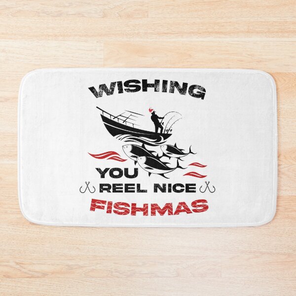 Item preview, Wishing You Reel Nice Fishmas Funny Bass Fishing Christmas designed and sold by Exosia Shop ⭐⭐⭐⭐⭐.