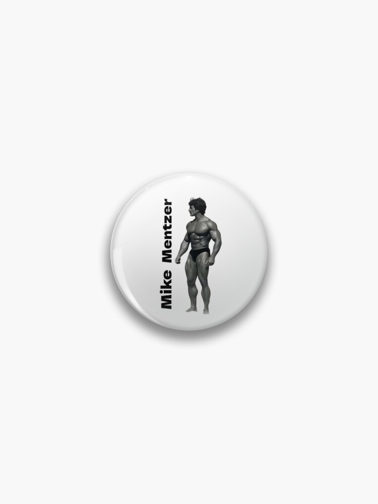 Mike Mentzer Bodybuilder Gym Clothing Pin for Sale by WhizTrends