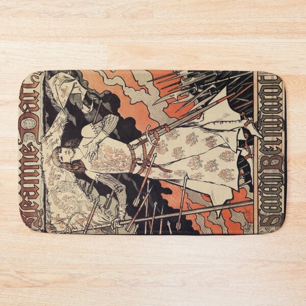 Item preview, Sarah Bernhardt as Joan of Arc vintage theatre ad designed and sold by aapshop.