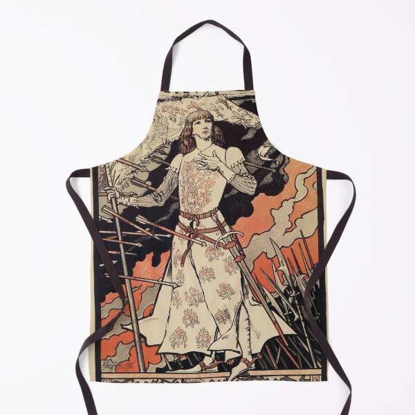 Item preview, Sarah Bernhardt as Joan of Arc vintage theatre ad designed and sold by aapshop.