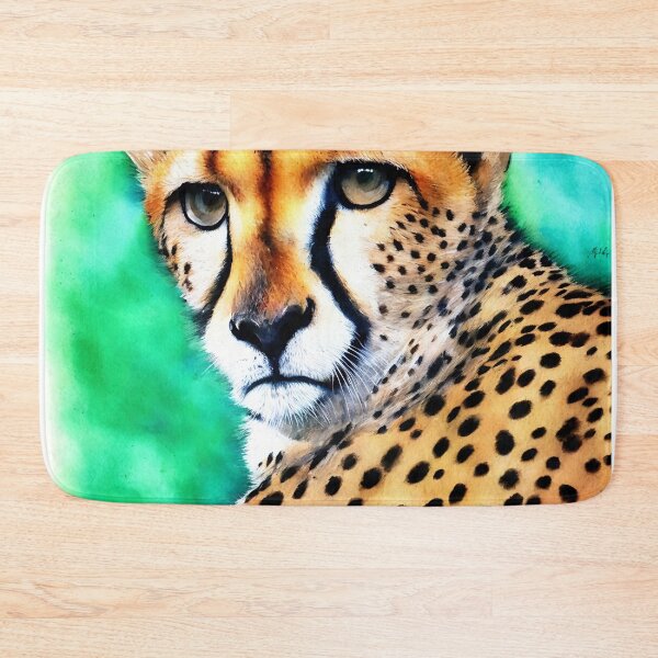 Artikelvorschau, Cheetah highly detailed watercolor painting entworfen und verkauft von DrawItOnce.