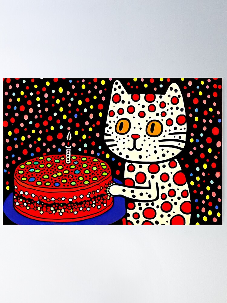 絵画。壁掛け原画【Cute cat cake】0 3 大型セールや時期 絵画。壁掛け原画【Cute cat cake】0 3 絵画
