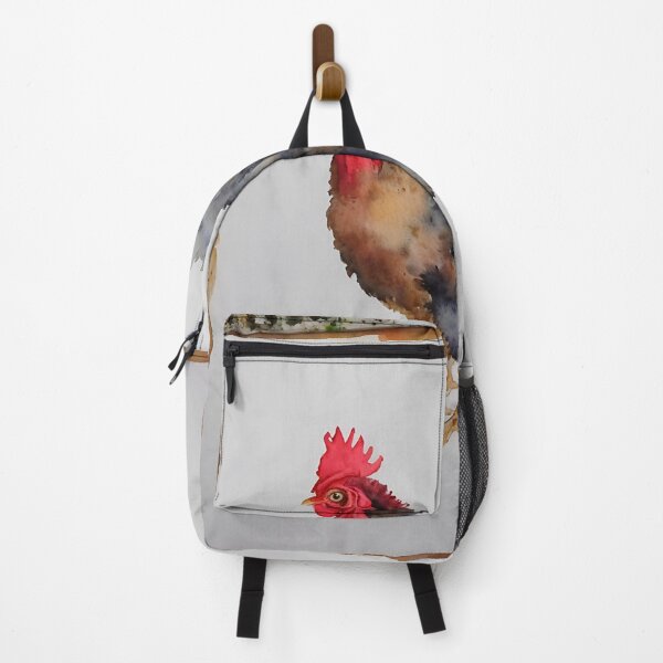 Artikelvorschau, Rooster highly detailed watercolor painting entworfen und verkauft von DrawItOnce.