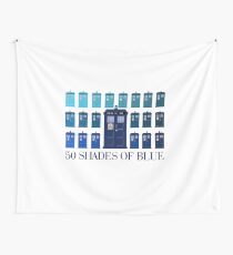50 SHADES OF BLUE Wall Tapestry