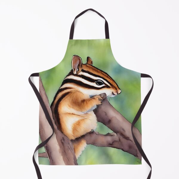 Artikelvorschau, Chipmunk highly detailed watercolor painting entworfen und verkauft von DrawItOnce.
