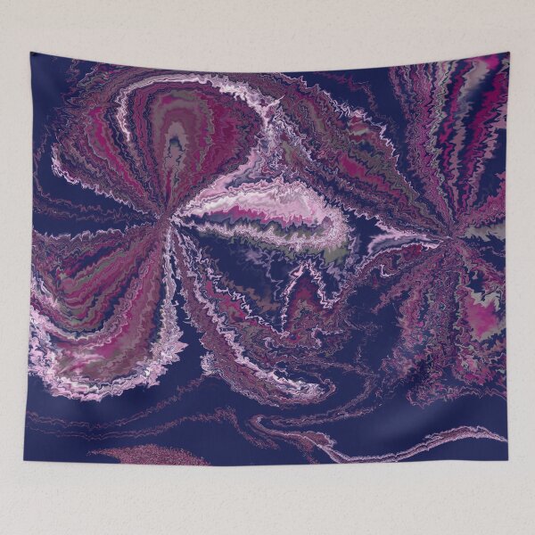 Item preview, Blue and Purple Fantasy Pattern designed and sold by designs-by-ann.