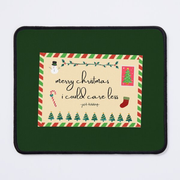 Item preview, Merry Christmas, I could care less designed and sold by pinkpunkdoves.