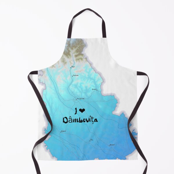 Item preview, Dâmbovița County Map, România 2 designed and sold by maptheclouds.