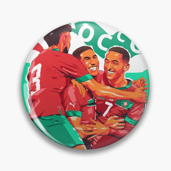 Item preview, Morocco illustration artwork - Qatar 2022 World Cup designed and sold by mprodart.
