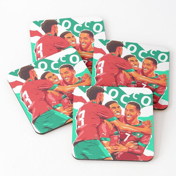 Item preview, Morocco illustration artwork - Qatar 2022 World Cup designed and sold by mprodart.