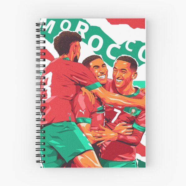 Item preview, Morocco illustration artwork - Qatar 2022 World Cup designed and sold by mprodart.