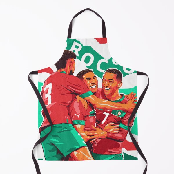 Item preview, Morocco illustration artwork - Qatar 2022 World Cup designed and sold by mprodart.