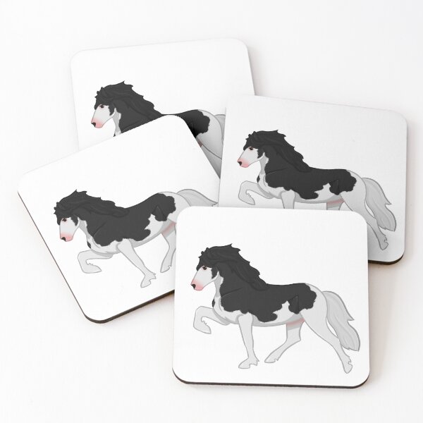 Item preview, Icelandic splash white horse designed and sold by Art By Drina.