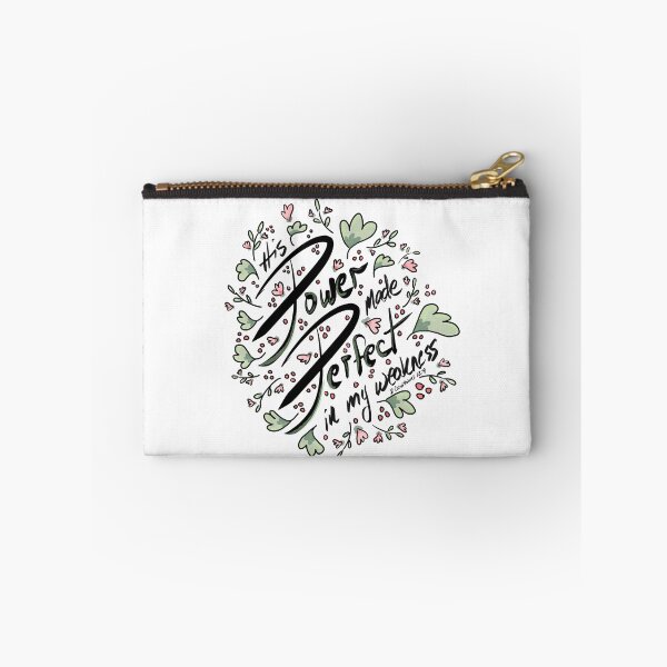 Item preview, Power Perfect in Weakness Inspirational Quote designed and sold by Wendy Custer.