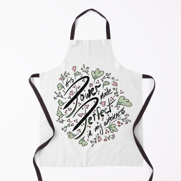 Item preview, Power Perfect in Weakness Inspirational Quote designed and sold by Wendy Custer.