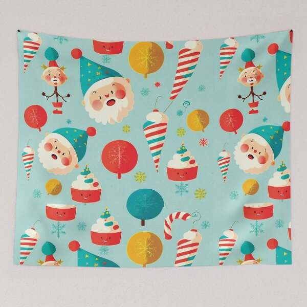 Item preview, Kids wallpaper Christmas pattern #14 designed and sold by FunArt4You.