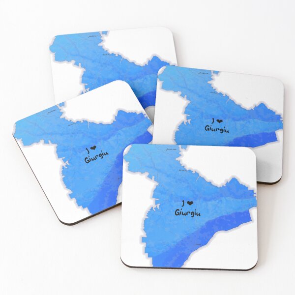 Item preview, Giurgiu County Map, România 2 designed and sold by maptheclouds.