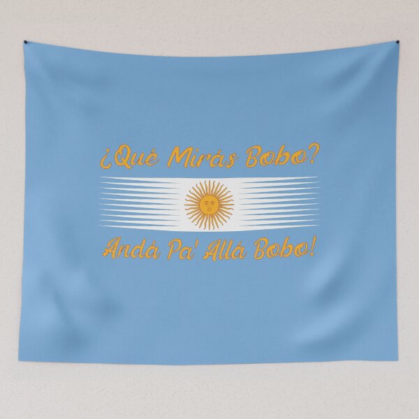 Item preview, Qué Miras Bobo, Qué Mira Bobo - Argentina Flag Fun Football designed and sold by HURLEYS.