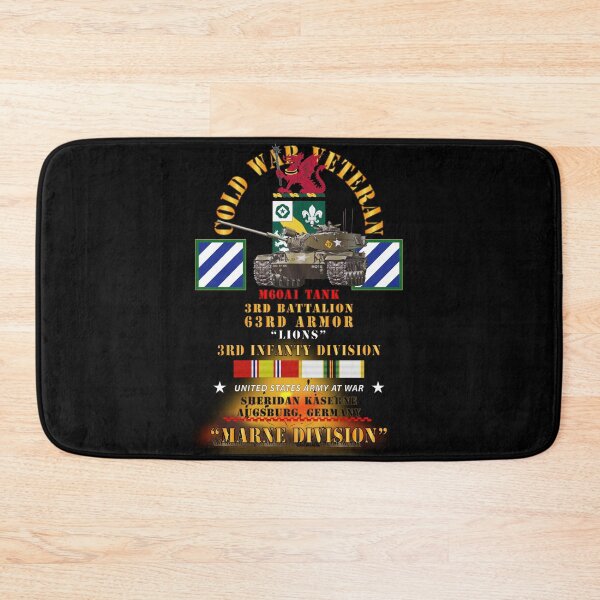 Item preview, Army - Cold War Vet - 3rd Bn 63rd Armor - 3rd Inf Div - Augsberg FRG - M60A1 Tank  - Marne Div w COLD SVC X 300 designed and sold by Military Insignia Products.