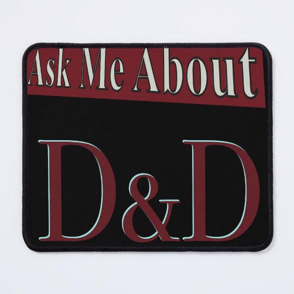 Item preview, Ask Me about D and D Text - TTRPG designed and sold by jolabrese.