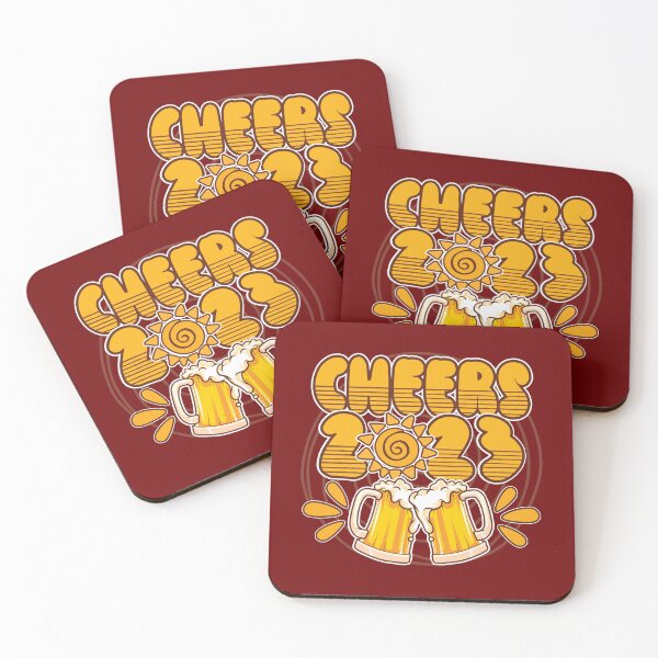 Item preview, Cheers to the New Year - funny saying designed and sold by VichallanStudio.