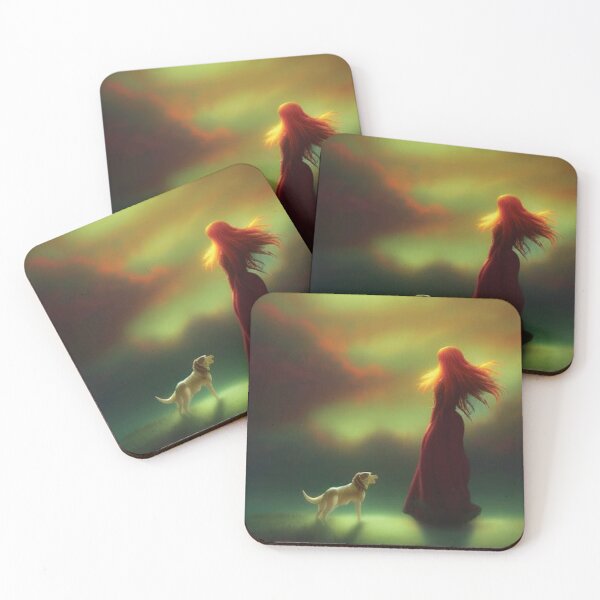 Item preview, girl with the dog AI designed and sold by SBlagojevic.