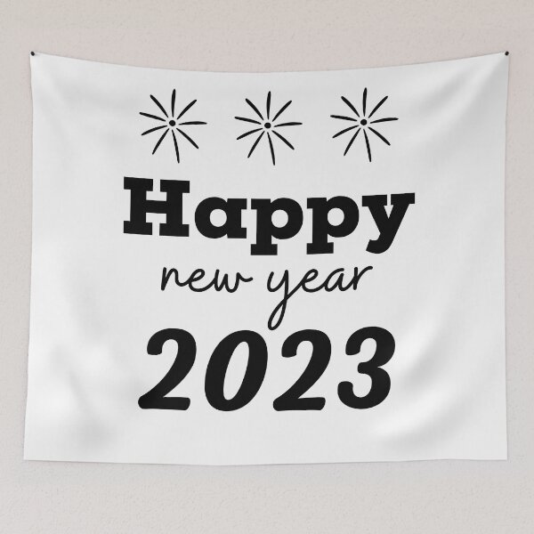 Item preview, HELLO 2023 - HAPPY NEW YEAR 2023 - WELCOME 2023 designed and sold by WBP Mart.