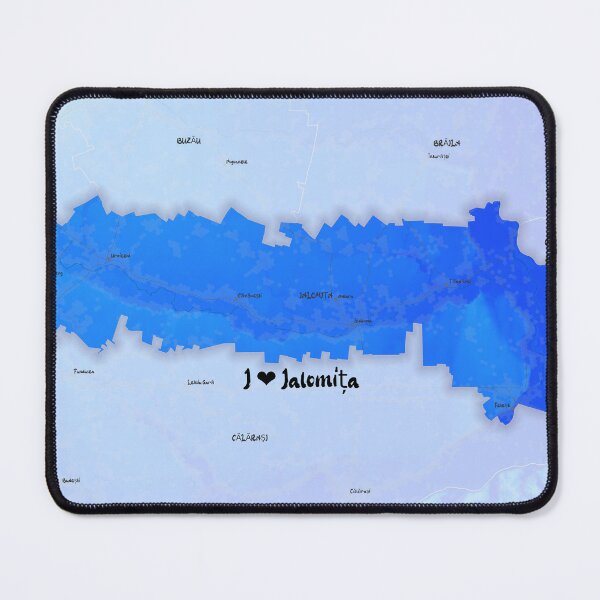 Item preview, Ialomița County Map, România designed and sold by maptheclouds.