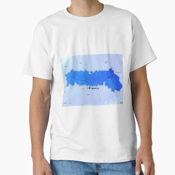 Ialomița County Map, România Classic T-Shirt