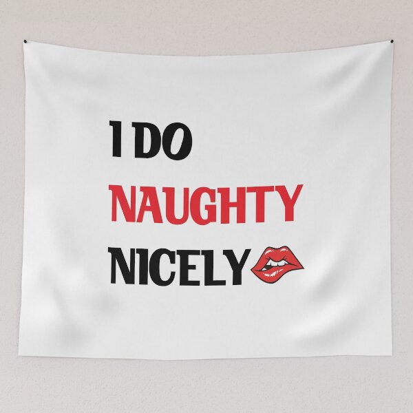Item preview, I Do Naughty, Nicely designed and sold by iamamiraj.
