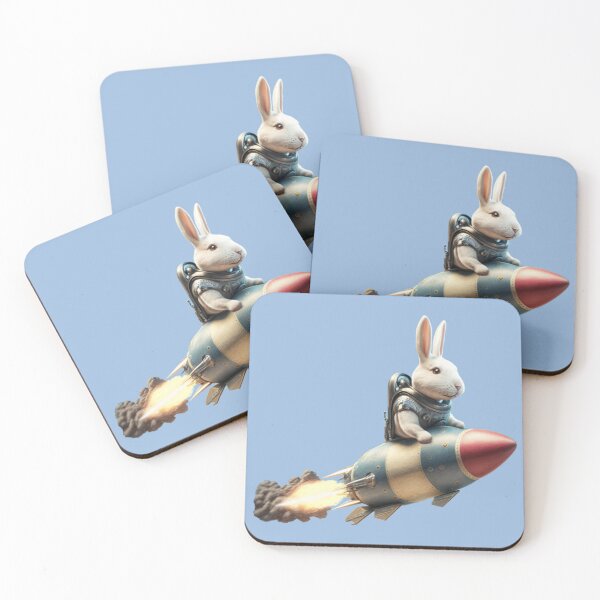 Item preview, Rabbit on a Rocket designed and sold by Scrumptious Designs.