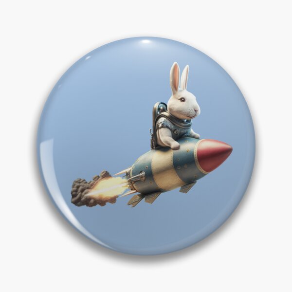 Item preview, Rabbit on a Rocket designed and sold by Scrumptious Designs.