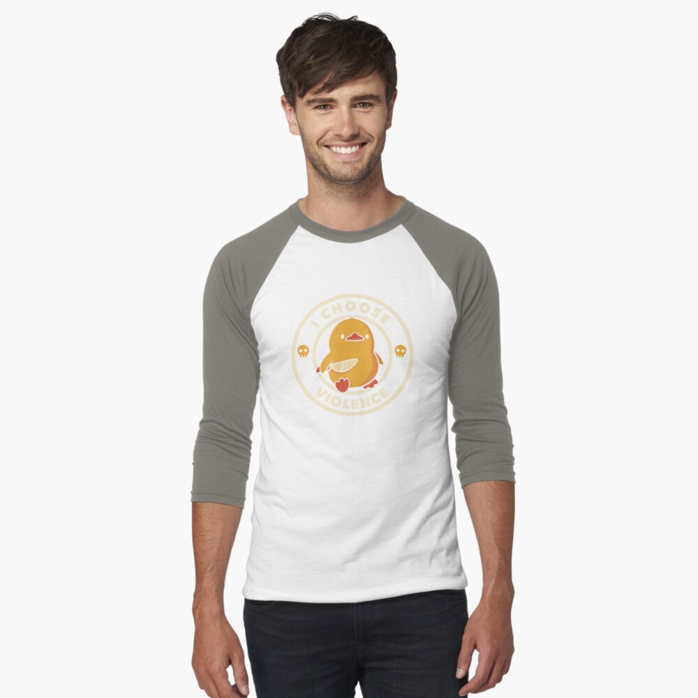 Item preview, Baseball ¾ Sleeve T-Shirt designed and sold by tobiasfonseca.