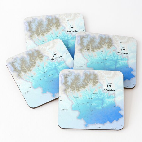Item preview, Prahova County Map, România designed and sold by maptheclouds.