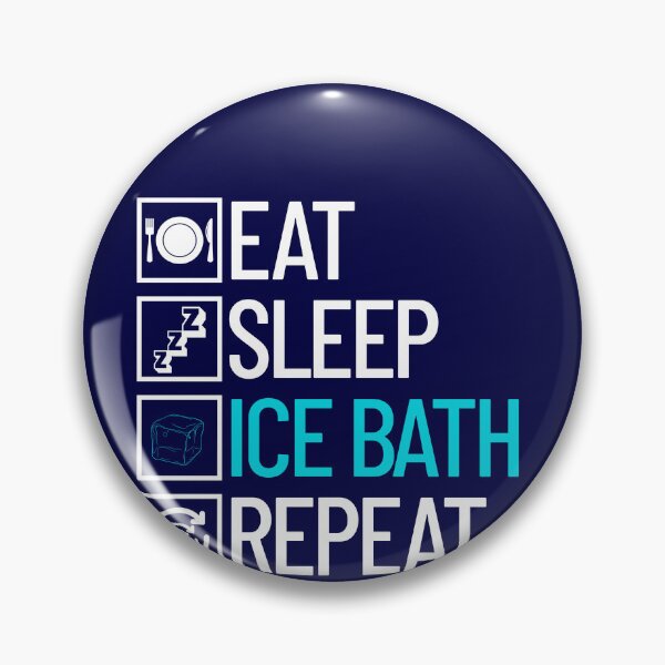 Item preview, Eat Sleep Ice Bath Repeat Cold Therapy Cryotherapy Ice Bath Gear designed and sold by DynamicDesign.
