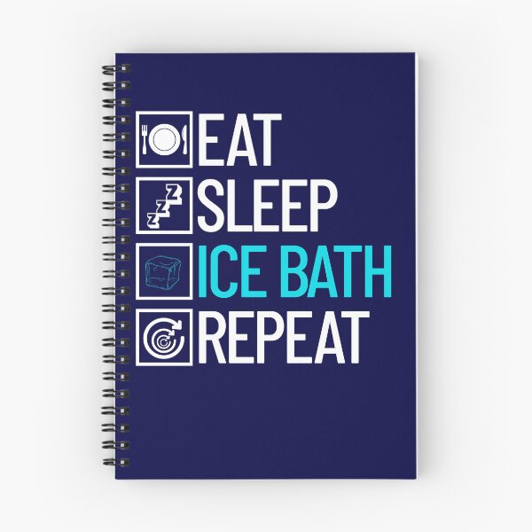Item preview, Eat Sleep Ice Bath Repeat Cold Therapy Cryotherapy Ice Bath Gear designed and sold by DynamicDesign.