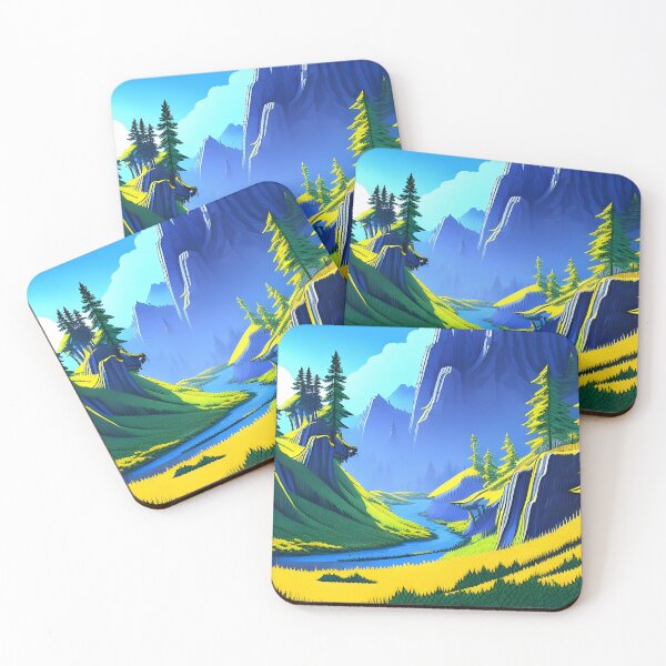 Item preview, Mountain Trees, ink drawing, Ai Generated Art  designed and sold by ACC .