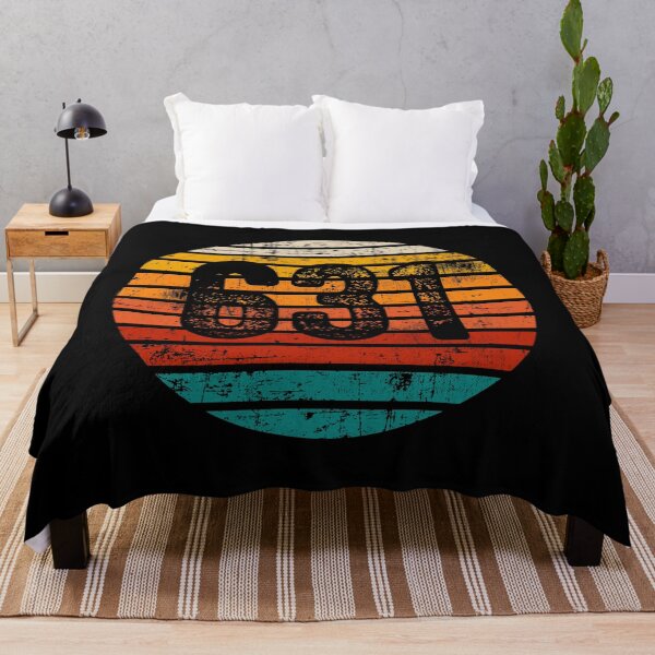 Item preview, Distressed Vintage Sunset 631 Area Code designed and sold by Gold Wings Tees.