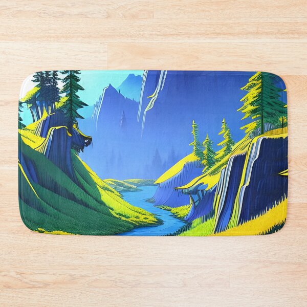 Item preview, Mountain Trees, ink drawing, Ai Generated Art  designed and sold by ACC .