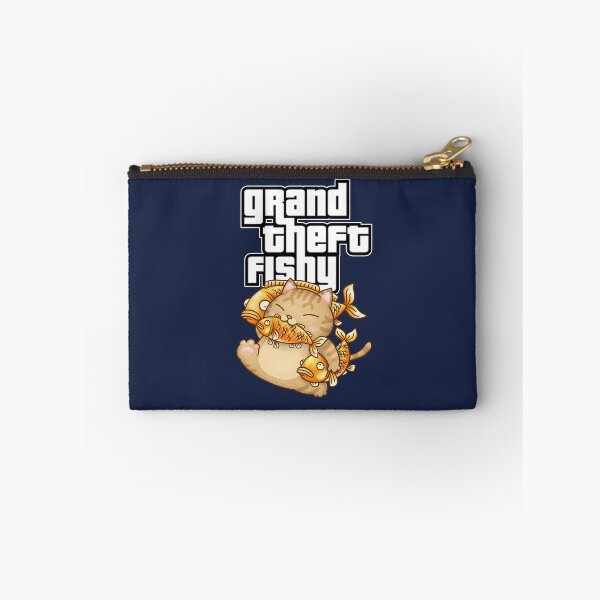 Item preview, Grand Theft Fishy Cat Stealing Fish designed and sold by Takeda-art.