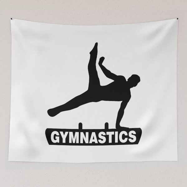 Item preview, Gymnastics - Gymnast doing flairs, Men's Gymnastics designed and sold by claudiasartwork.