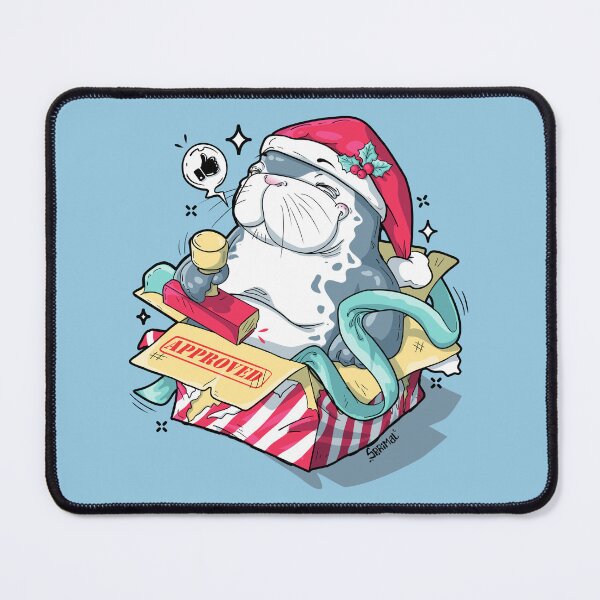 Item preview, Christmas seal of approval pun designed and sold by SPIRIMAL.