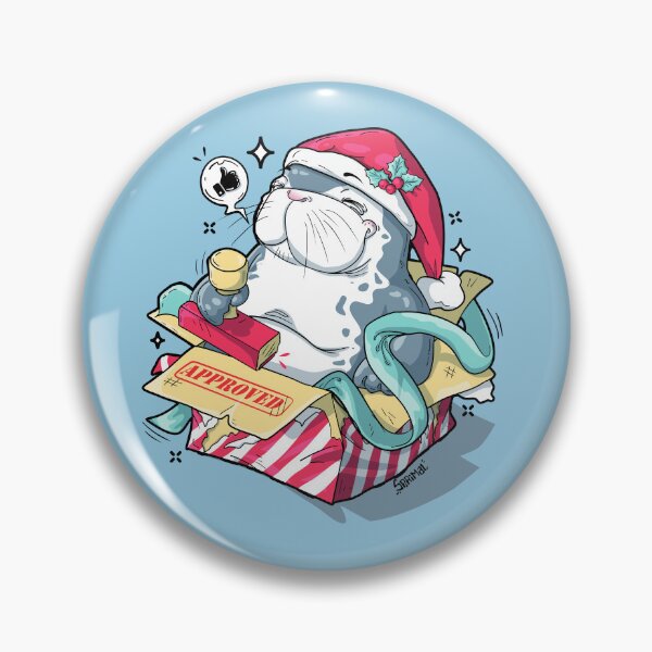 Item preview, Christmas seal of approval pun designed and sold by SPIRIMAL.