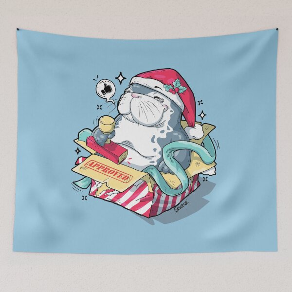 Item preview, Christmas seal of approval pun designed and sold by SPIRIMAL.