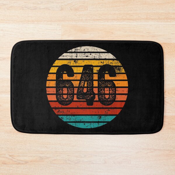 Item preview, Distressed Vintage Sunset 646 Area Code designed and sold by Gold Wings Tees.
