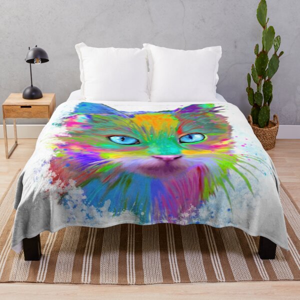 Item preview, Multicolor Cat 688 designed and sold by artbylucie.