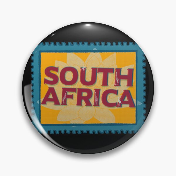 Item preview, Stamp art, South Africa, destination,  designed and sold by DebbieJoyArt.