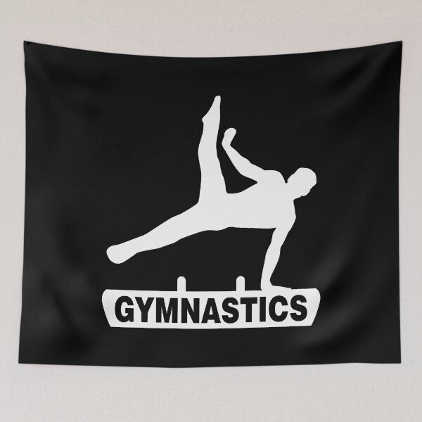 Item preview, Gymnastics - Gymnast doing flairs, Men's Gymnastics designed and sold by claudiasartwork.