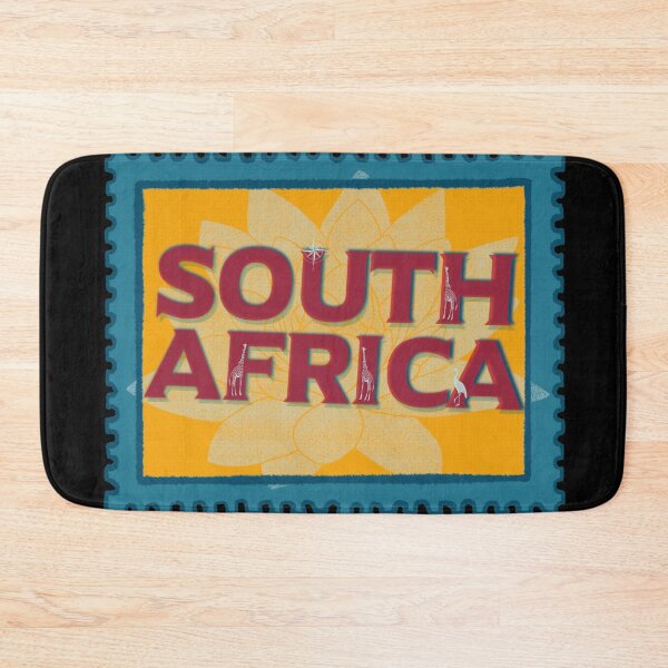 Item preview, Stamp art, South Africa, destination,  designed and sold by DebbieJoyArt.